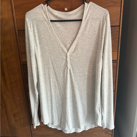 GAP Henley Ribbed Size XL - Picture 4 of 11